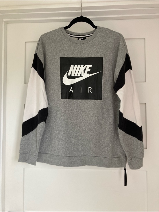 Nike Tops - Nike Air Crewneck Sweatshirt Women’s Medium Zip Up Side Unisex All Season